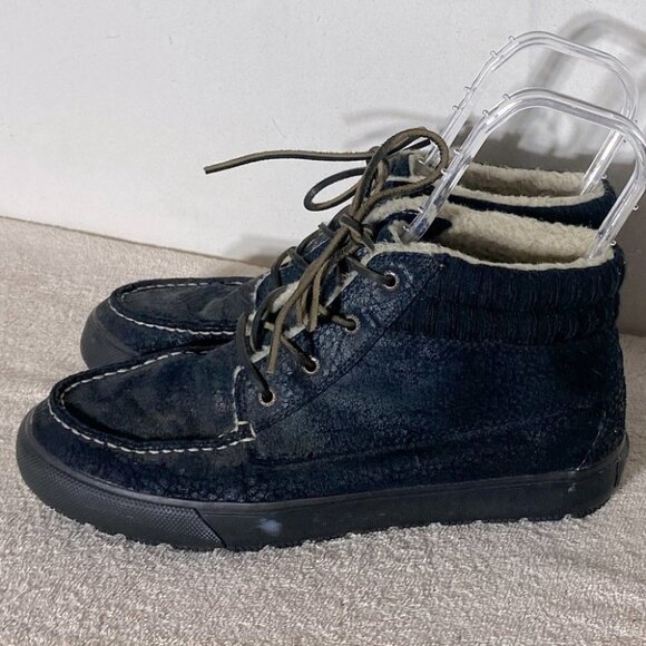 Sperry Top Siders Men's Bahama Lug Chukka Bomber Black Boot 11 - Picture 2 of 12